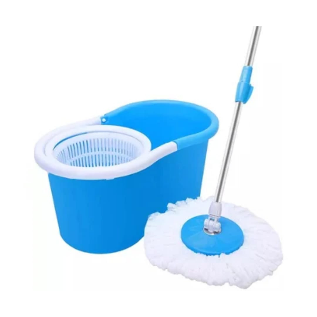 Trapero giratorio 360 con balde  2 mopas